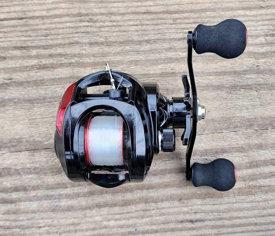 fish alert reels Kajun Reels BackWater 721 Baitcaster – Red Alert Lures