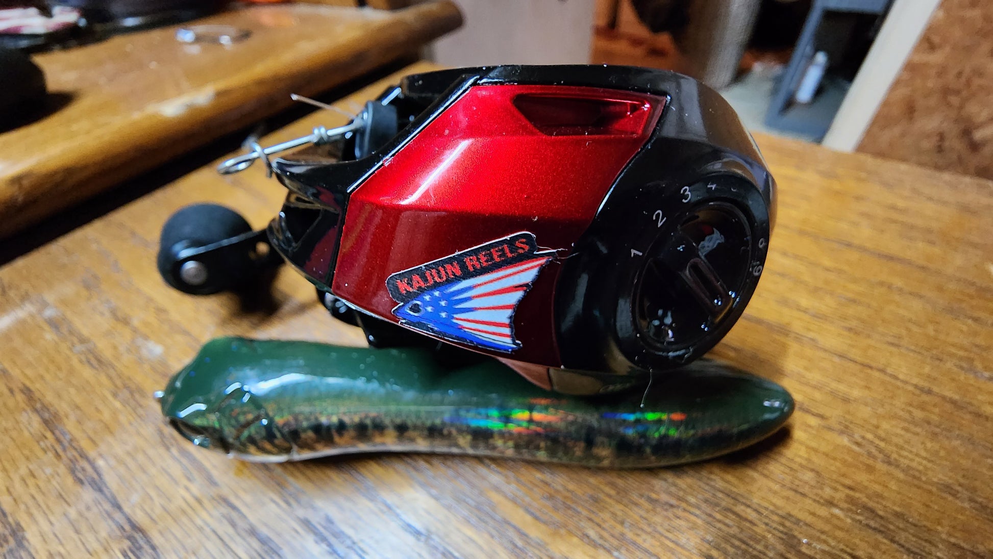 backwater baitcaster reels Kajun Reels BackWater 721 Baitcaster – Red Alert Lures