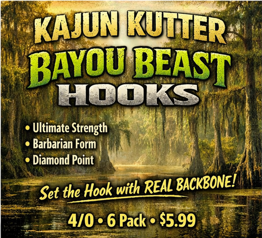 KAJUN KUTTER HOOKS--BAYOU BEAST