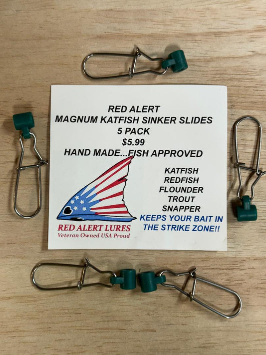 Red Alert Magnum Katfish Sinker Slides