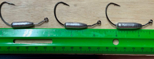 Red Alert Belly Weighted Swim Bait Hooks