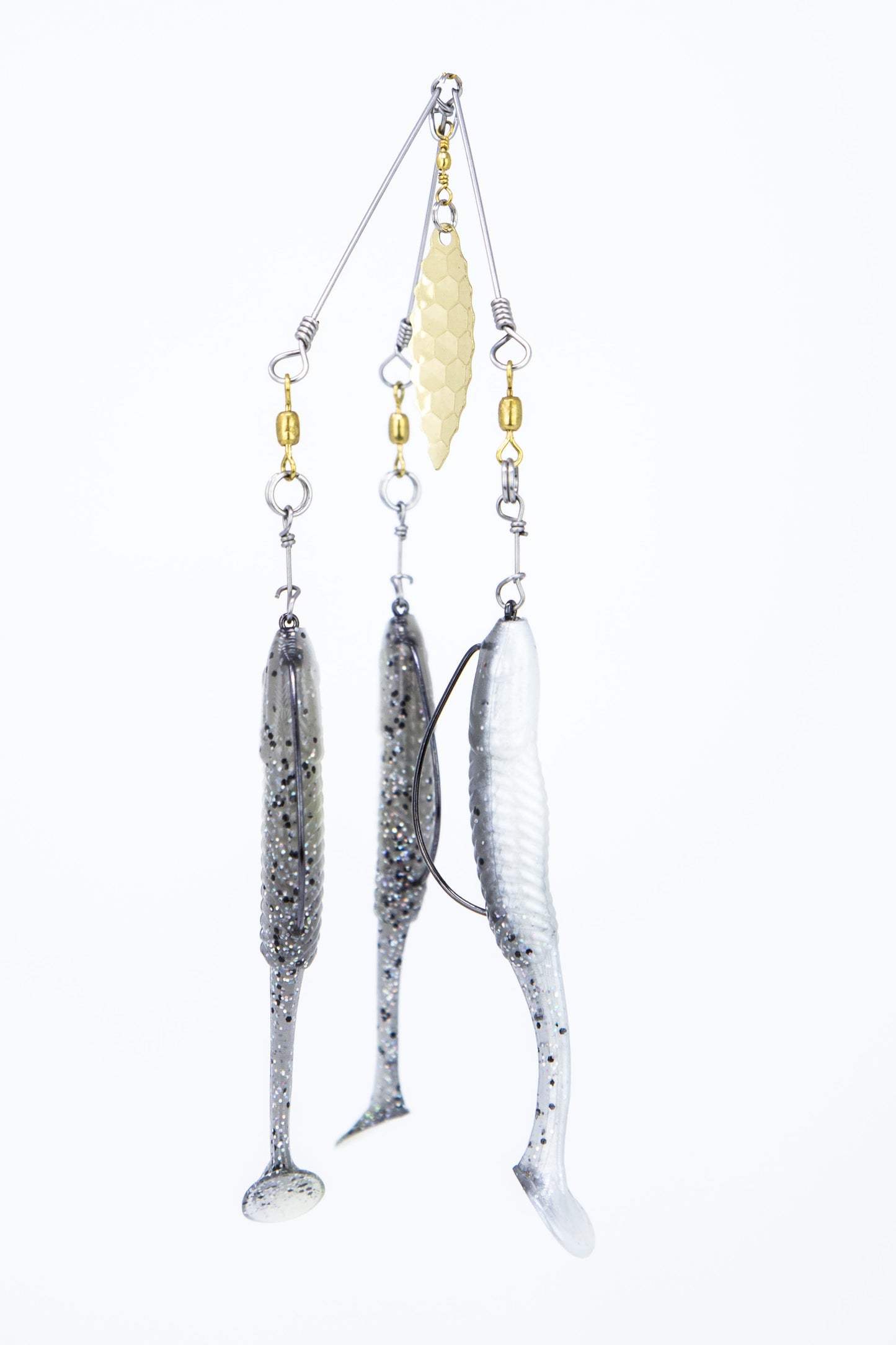Louisiana Triple Threat - Gold - EWG Hooks